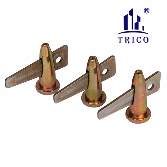 Factory Aluminium Wedge Pin Flat Tie Stub Pin and Wedge