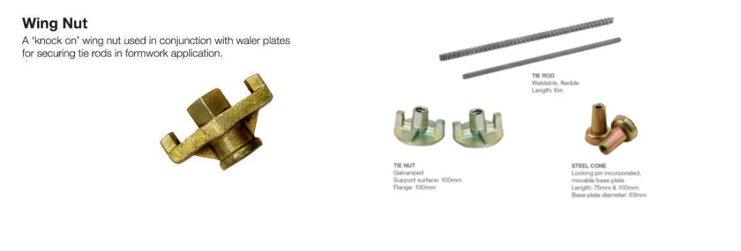 China Factory 15/17mm Formwork Q235 Steel 6m Tie Rod Concrete Wall Formwork Tie Rod System