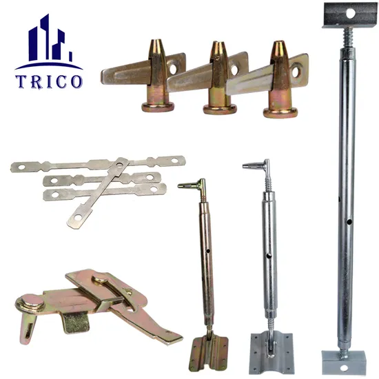 Factory Aluminium Wedge Pin Flat Tie Stub Pin and Wedge