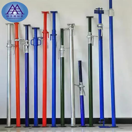 Baumaterial/Baugerüst, Stützstahl, verstellbare Stütze (Fabrik in Foshan)